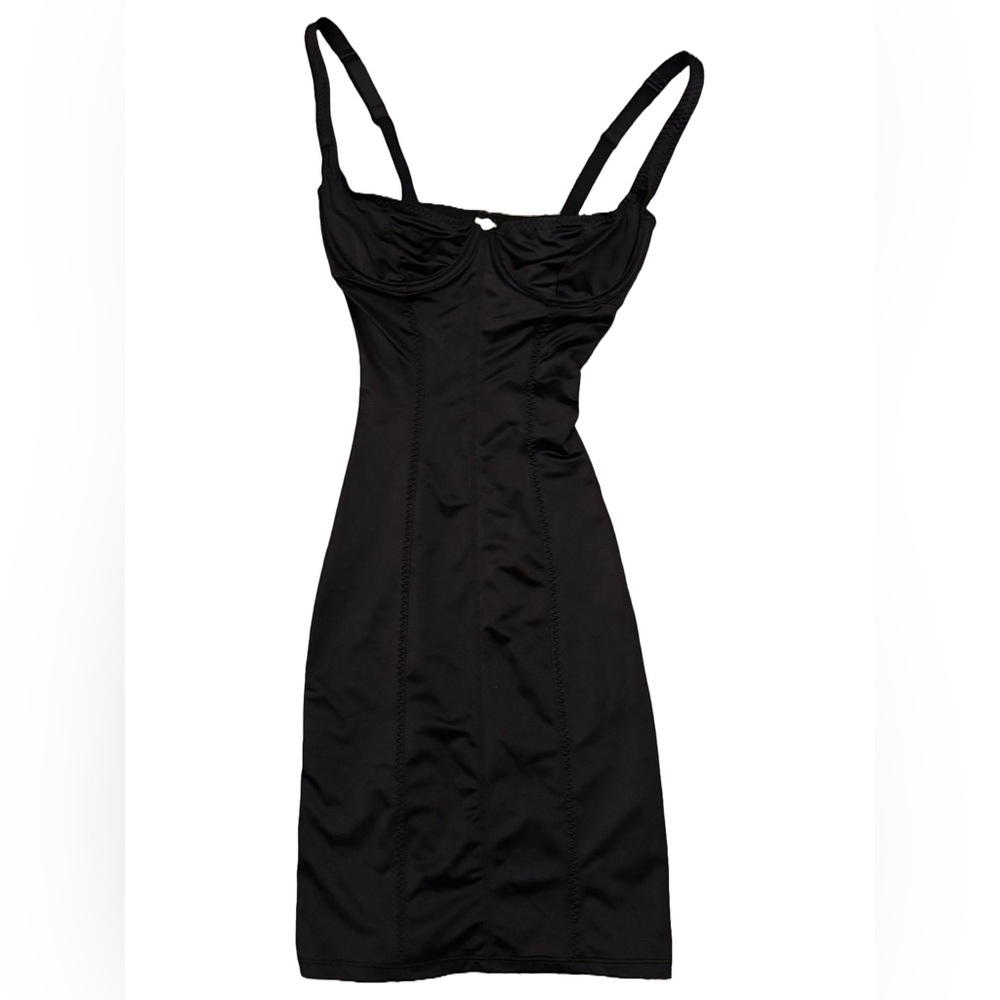 SKIMS Satin Limited Edition Black Dress